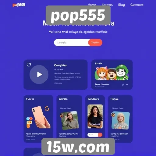 Navegação intuitiva no site pop555 melhora experiência do usuário