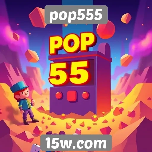 Como o pop555 se destaca na indústria de jogos